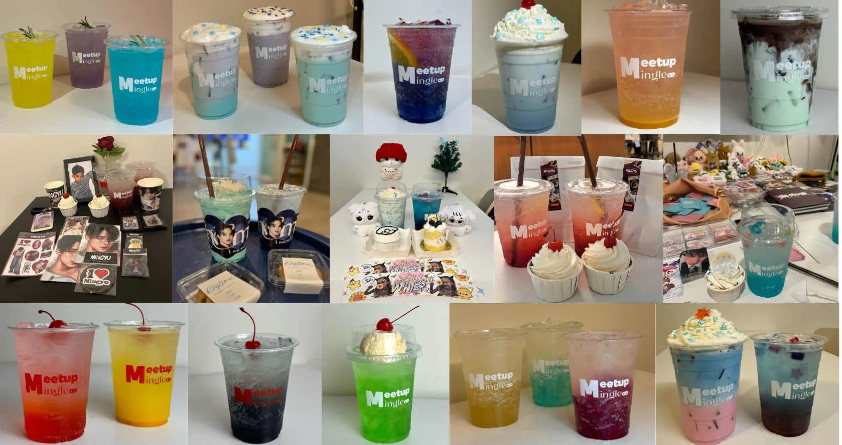 เครื่องดื่มและขนมของร้าน